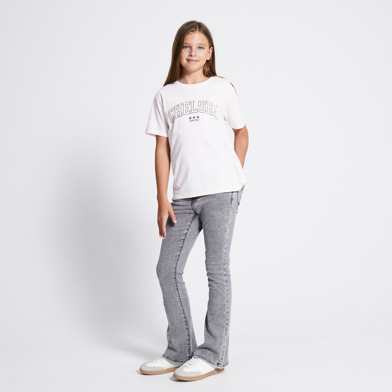 Printed tee "Dusty star" powder pink